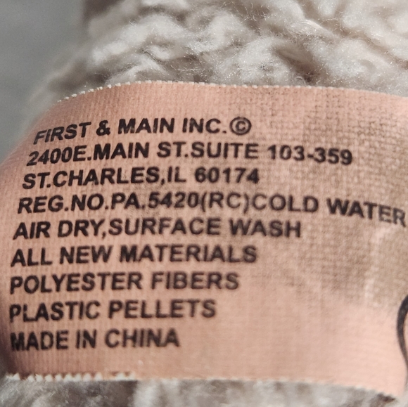 First And Main Tender Teddy Stuffed Animal - Picture 7 of 8